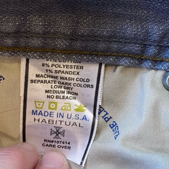 Habitual Skinny Low Rise Straight Leg Jeans in Stonewash Gray Stretch Denim - Picture 10 of 11